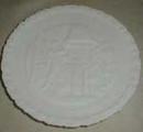 Fenton BiCentennial Milk Glass Plate, & original box
