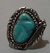 Turquoise & Sterling Silver Ring