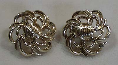 Coro Swirl Design Ear Rings