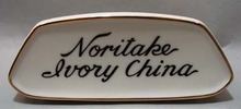 Noritake Ivory China Display Sign