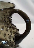 Smoke Color Hobnail Pitcher