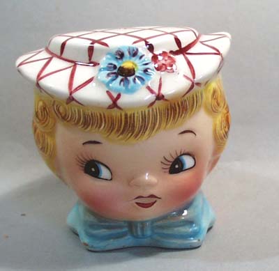Lefton Girl Face #439 Salt Shaker