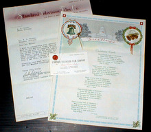 Standard Television Film Co Letter A.E.Lloyd