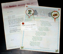 Standard Television Film Co Letter A.E.Lloyd