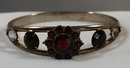 Doll Tiara Faux Garnets & Crystals