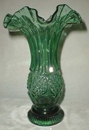Fenton vase Jamestown blue, late 50's