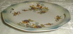 Germany Open Hand Folk Art & Paisley Plate