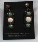 Sterling Silver and Turquoise Earrings