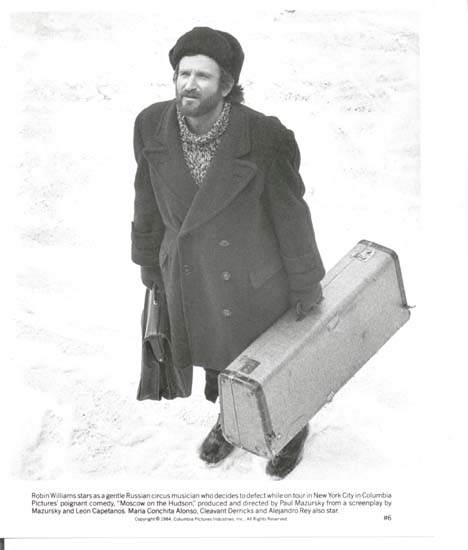 Moscow on the Hudson Robin Williams publicity