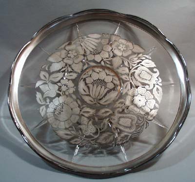Georges Briard Silver Decorated Cake Plate