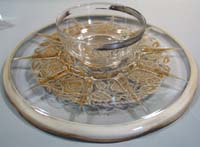 Georges Briard Silver Decorated Cake Plate