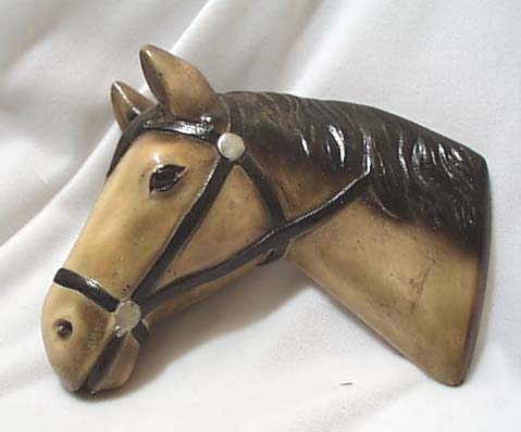 Chalk Arabian Horse head,