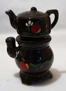 Old Stove & Tea Kettle S & P Shaker Set