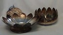 Silver plated flower frog by Leonard