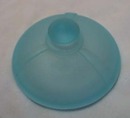 Blue Satin Glass Bowl with Lid