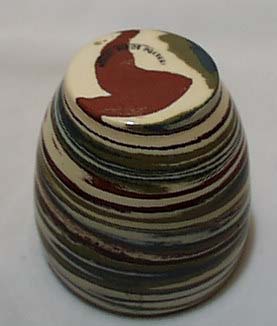 Dessert Sands Pot Blue/green/ brown Swirl
