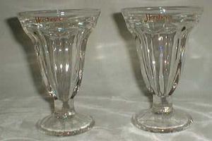 Hersheys Soda Fountain glasses