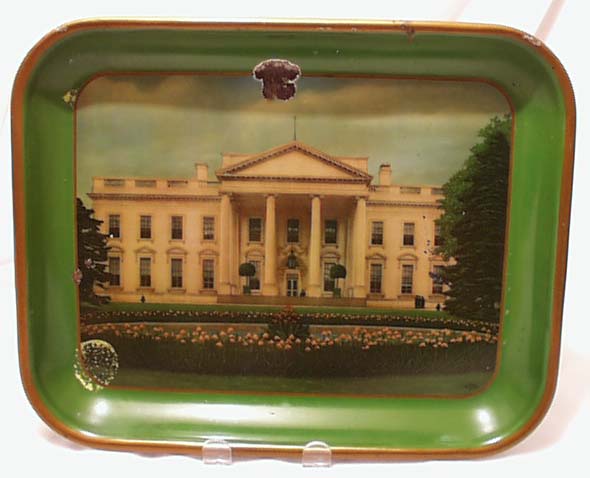 White House Tin Tray , The first made