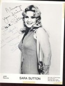 Sara Sutton Picture Real Autograph