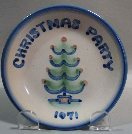 M.A. Hadley Christmas Party 1971 Coaster