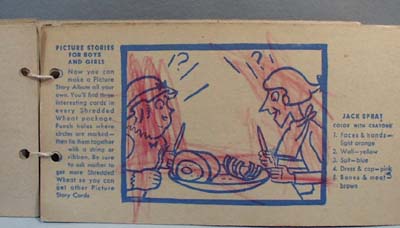 Shredded Wheat Story Cards From Around 1930.