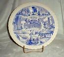 Vernon Kilns Souvenir plate Hot springs