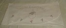 Hand Embroidered Tablecloth Cover or Holder