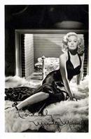 Photo of Marilyn Maxewell, autograph states:
