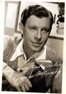 Photo of George Murphy, studio signed