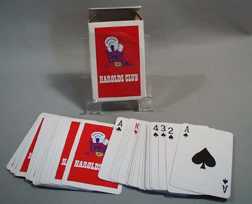 Harolds Club playing cards Reno Nevada