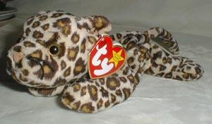 TY Beanie Baby,Freckles Leopard