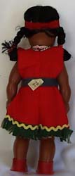 Indian vinyl, jointed doll