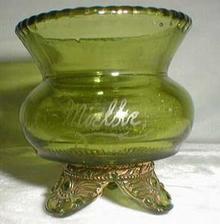 US Glass, Colorado Toothpick in emerald green