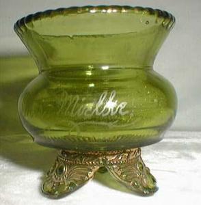 US Glass, Colorado Toothpick in emerald green