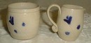 Williamsburg Pottery mini pitcher & crock