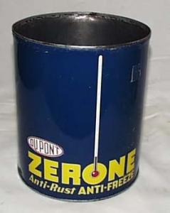 Zerone Antifreeze Can excellent condition