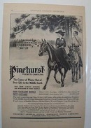 Pinehurst North Carolina Resort Ad 1911