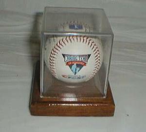 Baseball signed for crest toothpaste