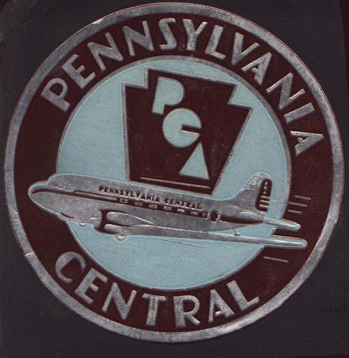 Pennsylvania-Central Air line Decal 1943