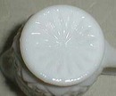 Milk Glass Opalescent Individual Creamer