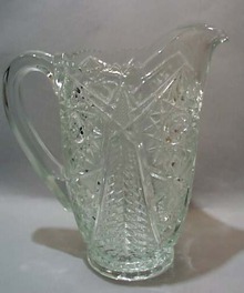 Pressed Glass Pitcher