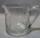 Individual Creamer With Cut Daisy Design