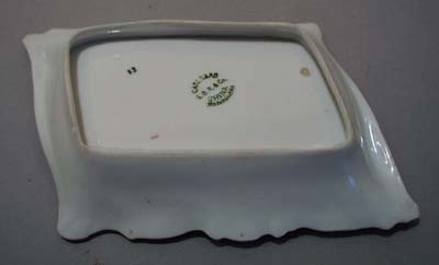 Carlsbad Austria Pink Rose Soap Dish