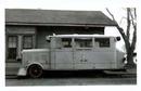 UP Inspector Car #B-42 RR Train Photo. Subject UP Insp. Car B-42, Location Callaway, NE. 1957