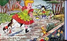 Little Miss Muffitt Built-Rite puzzle #134-29.