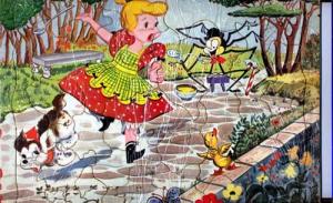 Little Miss Muffitt Built-Rite puzzle #134-29.