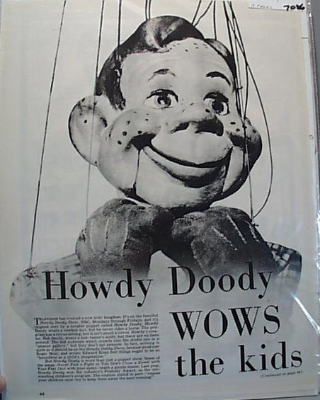 Howdy Doody Article 1949