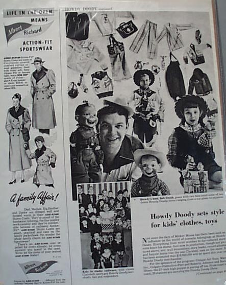 Howdy Doody Article 1949