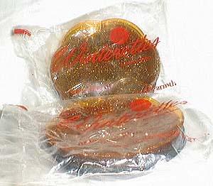 Uniroyals Red Ball Winterettes shoes advertising coasters