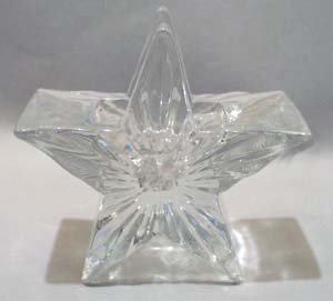Star Shaped Glass Candle Holder